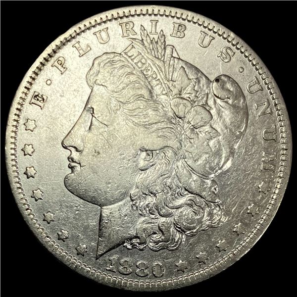 1880 Morgan Silver Dollar NEARLY UNCIRCULATED