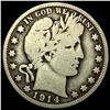 Image 1 : 1914 Silver Barber Half Dollar NICELY CIRCULATED