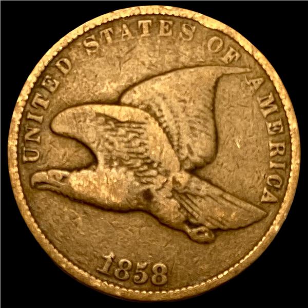 1858 Flying Eagle Cent LIGHTLY CIRCULATED