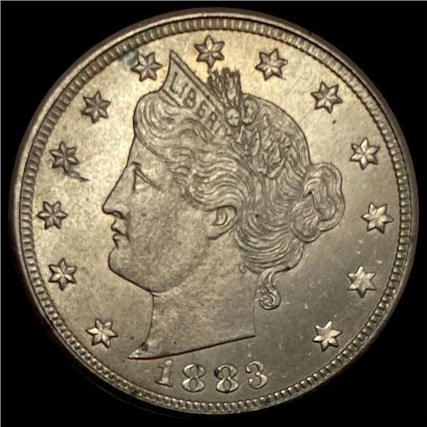 1883 W/Cents Liberty Head Nickel No Cents UNCIRCULATED