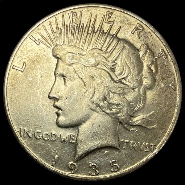 1935-S Silver Peace Dollar CLOSELY UNCIRCULATED