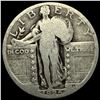 Image 1 : 1925-S Silver Standing Liberty Quarter NICELY CIRCULATED