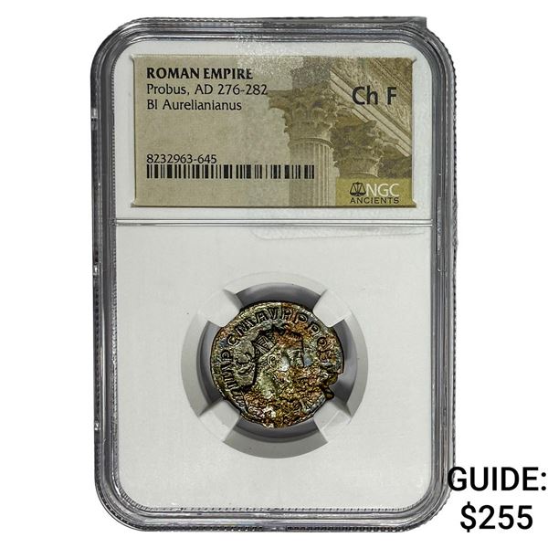 Roman Probus AD 276-285 BI Aureilanianus NGC Ch F