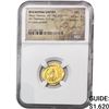 Image 1 : Byzantine Maur.Tiberius AD582-602 Gold Tre. 1.51g NGC MS