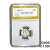 Image 1 : 1927-D Mercury Silver Dime PGA MS65 FSB
