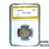 Image 1 : 1856-O Seated Liberty Quarter PGA MS63