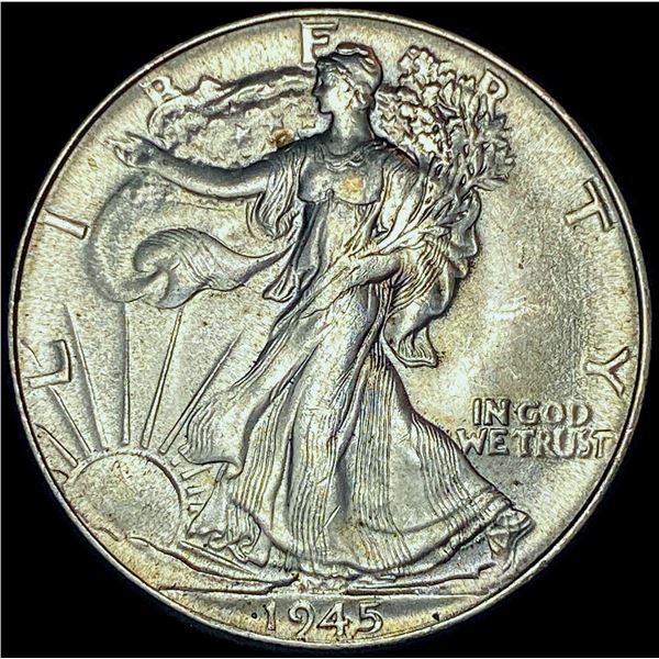 1945 Silver Half Dollar (Walking Liberty) CHOICE BU