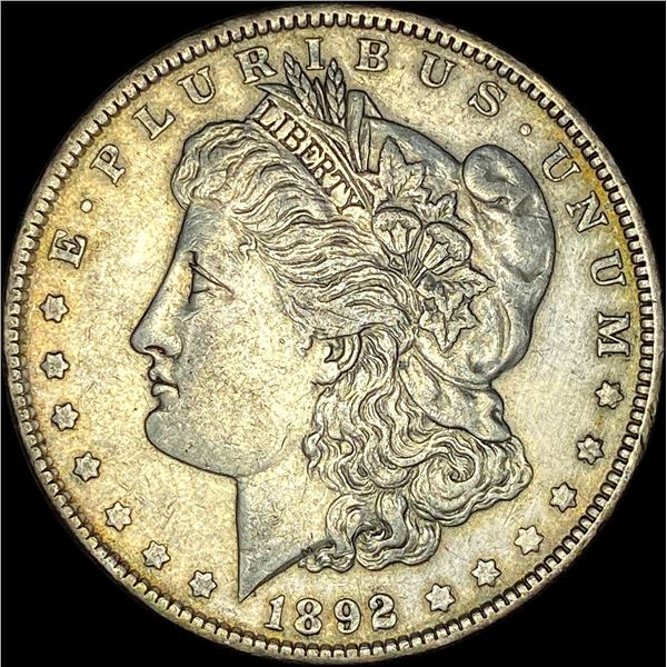 1892 Morgan Silver Dollar CLOSELY UNCIRCULATED