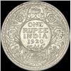 Image 2 : 1920 India Silver 1 Rupee UNCIRCULATED
