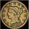 1848 Braided Hair Large Cent LIGHTLY CIRCULATED