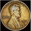 1911-S Lincoln Wheat Cent NICELY CIRCULATED