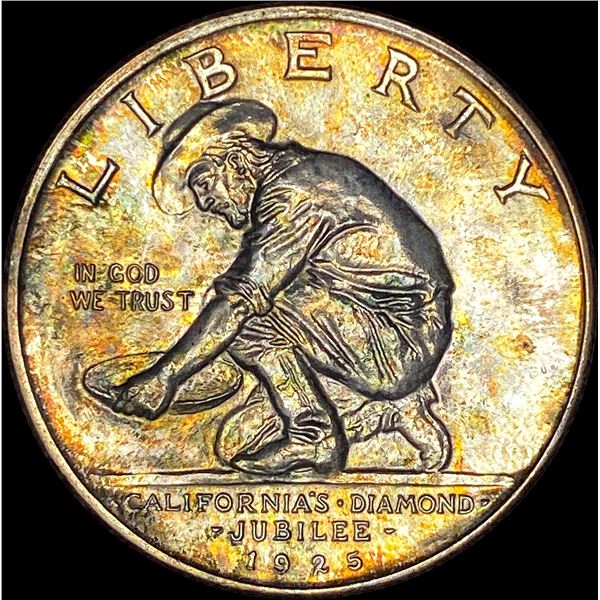 1925 Silver California Diamond Jubilee Half Dollar UNCIRCULATED