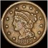 1847 Braided Hair Large Cent LIGHTLY CIRCULATED