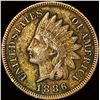1886 Indian Head Cent NEARLY UNCIRCULATED