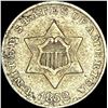 Image 1 : 1852 Silver Three-Cent Piece NEARLY UNCIRCULATED