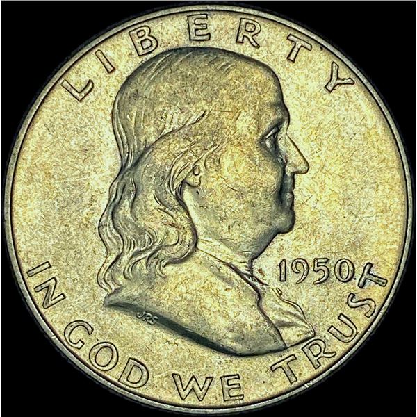 1950-D Silver Half Dollar Franklin CHOICE BU