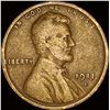 1911-S Lincoln Wheat Cent LIGHTLY CIRCULATED