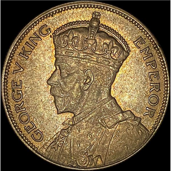 1933 New Zealand Half Crown CLOSELY UNCIRCULATED
