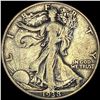 Image 1 : 1938-D Silver Half Dollar Walking Liberty LIGHTLY CIRCULATED