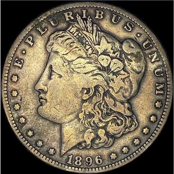 1896-S Silver Morgan Dollar NICELY CIRCULATED