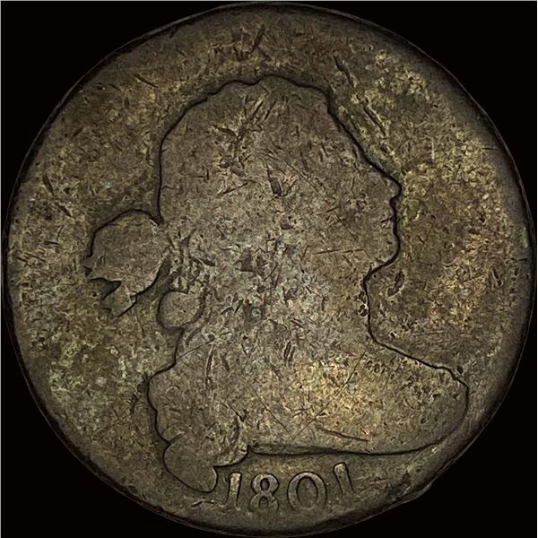 1801 Draped Bust Large Cent NICELY CIRCULATED
