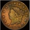 Image 1 : 1828 Coronet Head Large Cent NICELY CIRCULATED