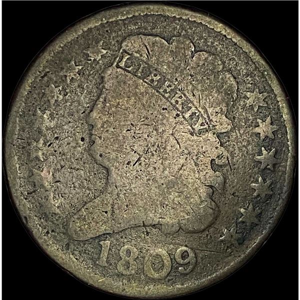 1809 Classic Head Half Cent NICELY CIRCULATED