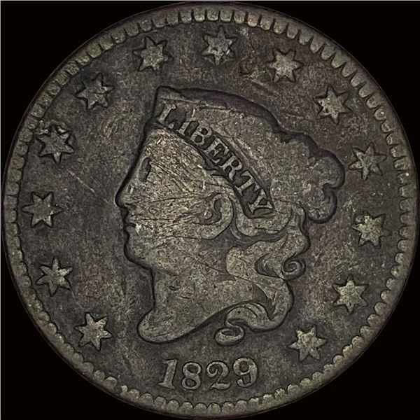 1829 Coronet Head Large Cent NICELY CIRCULATED