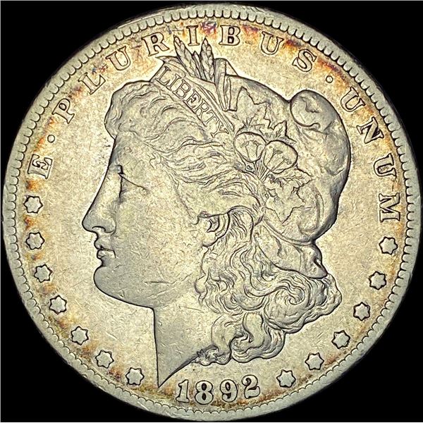 1892-CC Silver Morgan Dollar NEARLY UNCIRCULATED
