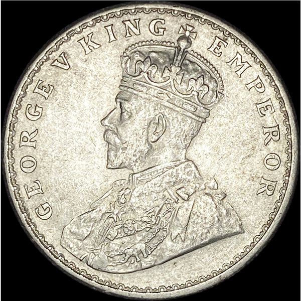 1917 India Silver 1 Rupee UNCIRCULATED