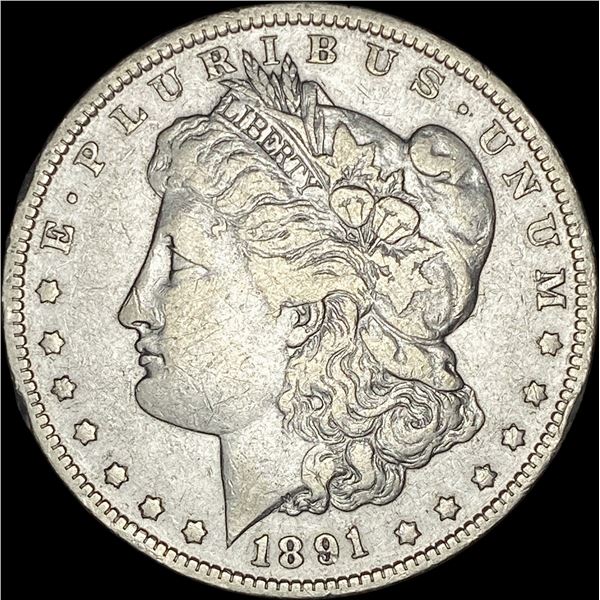 1891-O Silver Morgan Dollar LIGHTLY CIRCULATED