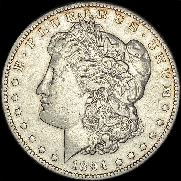 1894-S Silver Morgan Dollar NEARLY UNCIRCULATED