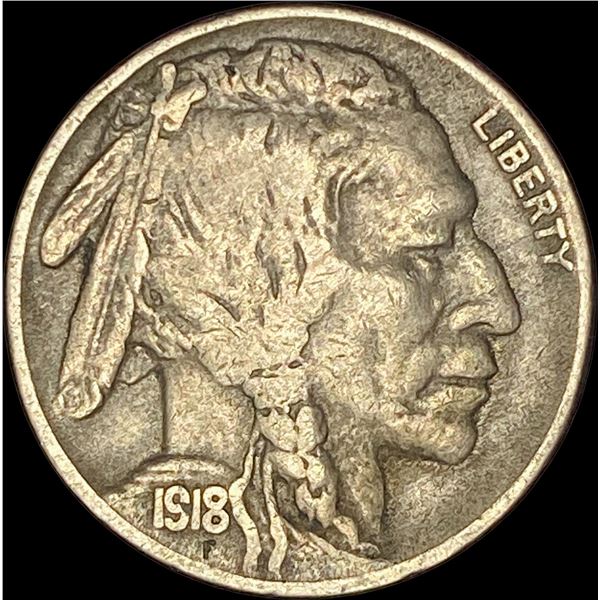1918-S Buffalo Nickel LIGHTLY CIRCULATED