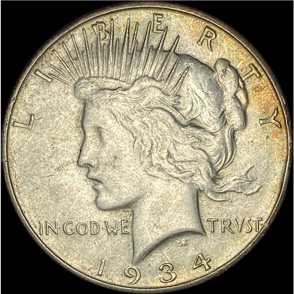 1934-D Silver Peace Dollar CLOSELY UNCIRCULATED