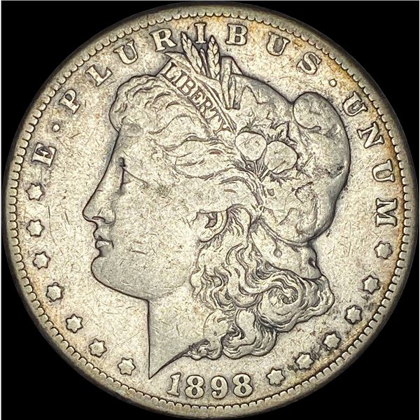 1898-S Silver Morgan Dollar LIGHTLY CIRCULATED