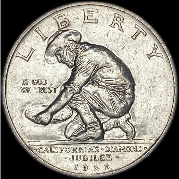 1925-S Silver California Diamond Jubilee Half Dollar UNCIRCULATED