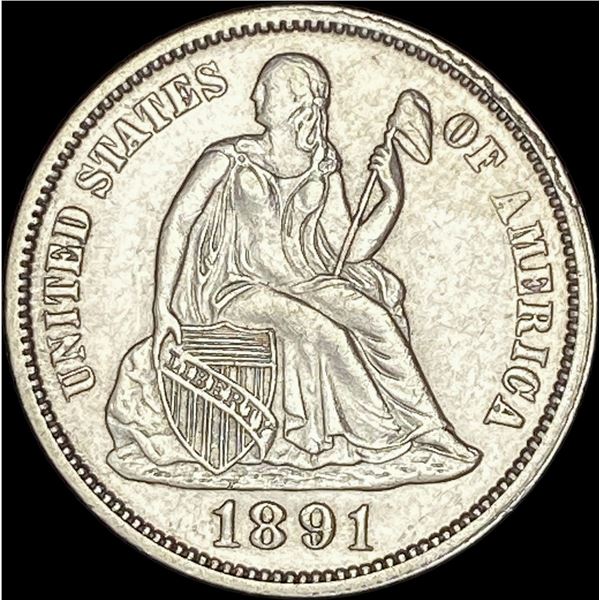 1891 Silver Dime UNCIRCULATED