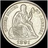 Image 1 : 1891 Silver Dime UNCIRCULATED