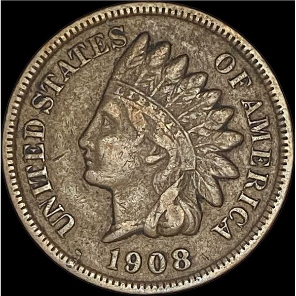 1908-S Indian Head Cent LIGHTLY CIRCULATED