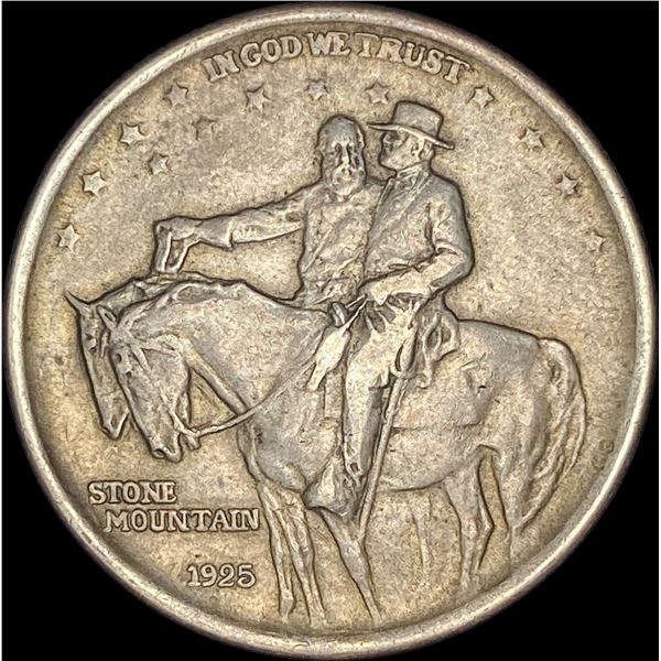 1925 Stone Mountain Silver Half Dollar NEARLY UNCIRCULATED