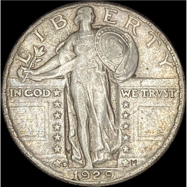 1929-D Silver Standing Liberty Quarter NEARLY UNCIRCULATED