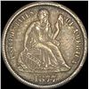 Image 1 : 1877-CC Silver Seated Liberty Dime CLOSELY UNCIRCULATED