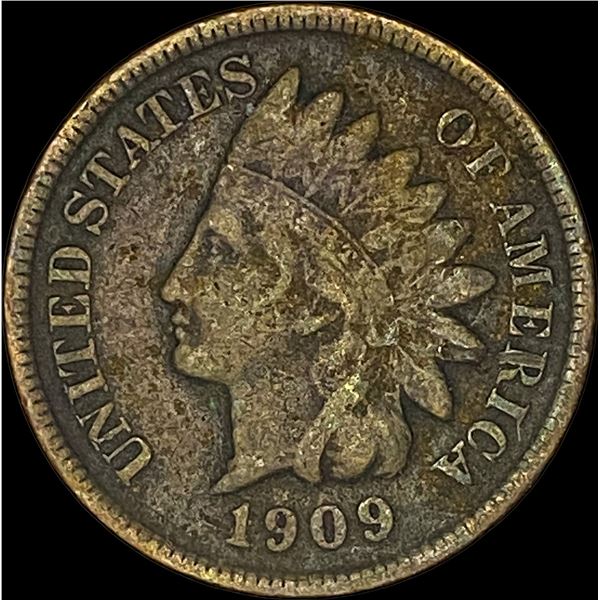 1909-S Indian Head Cent NICELY CIRCULATED
