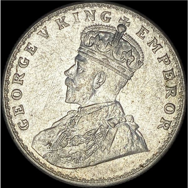 1919 India Silver 1 Rupee UNCIRCULATED