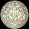 Image 2 : 1919 India Silver 1 Rupee UNCIRCULATED