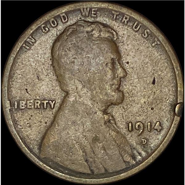 1914-D Lincoln Wheat Cent NICELY CIRCULATED