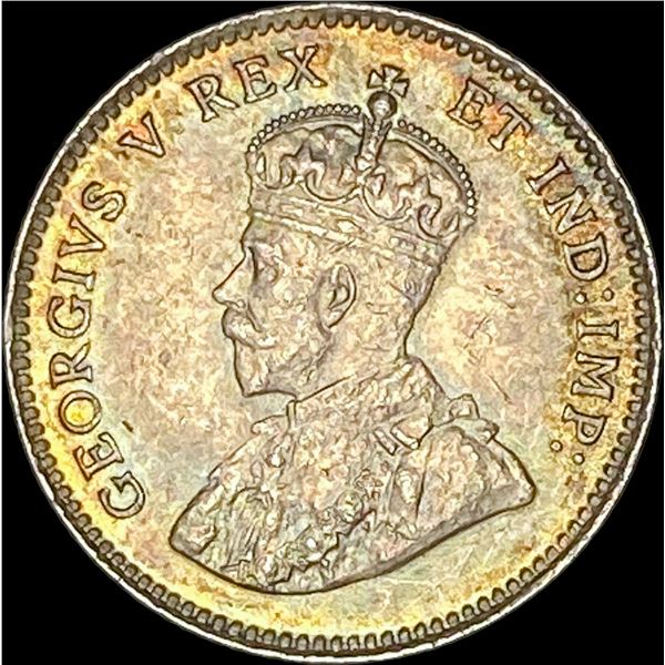 1911 Canada Silver 5 Cents CHOICE AU