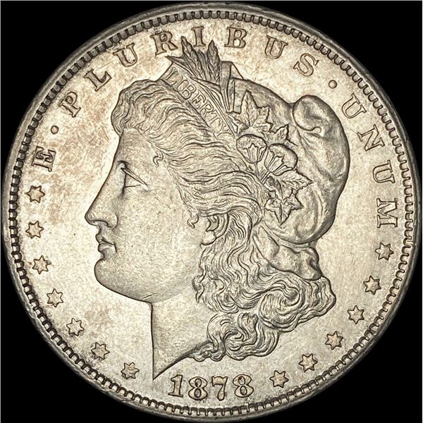 1878-CC Silver Morgan Dollar CHOICE AU