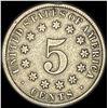 Image 1 : 1872 Shield Nickel LIGHTLY CIRCULATED