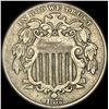 Image 2 : 1872 Shield Nickel LIGHTLY CIRCULATED